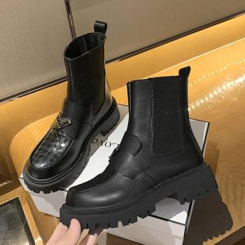 Bottes en cuir PU pour femmes