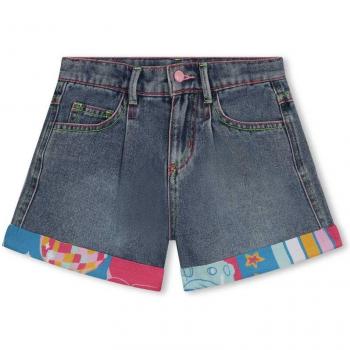 Billieblush Short en jean bleu brodé FILLE 6A