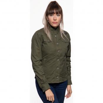 Queen Kerosin Funktionshemd für Damen Oliv XS