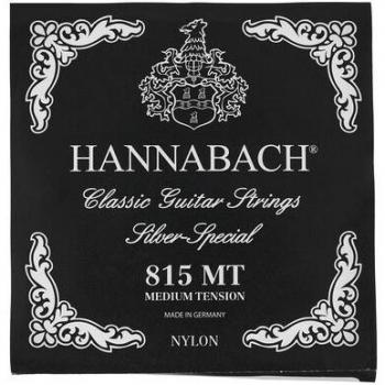 Cordes Silver Special Hannabach 652599 Série 815 – Jeu complet de 10 cordes pour guitare classique (tension moyenne)