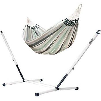 Amaca Doppia Siesta in Cotone Paloma Olive