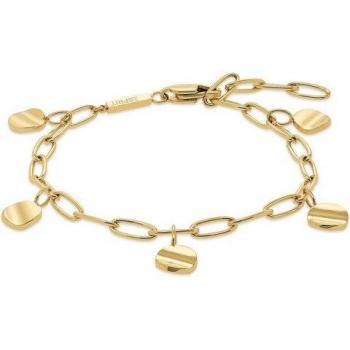 Esprit Edelstahlarmband mit Münzdesign