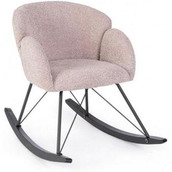 Sillón Meceador Rosa Clásico 86x62x72