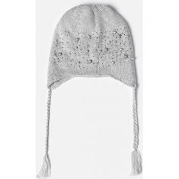 Charming Rhinestone & Pearl Kids' Beanie
