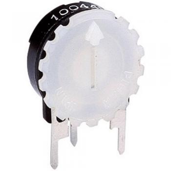 Piher 5371 WS White Knurled Button 1 pc