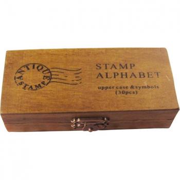 Manualidades alfabéticas con Goma y Madera