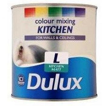 Dulux Kitchen Matt Base in Medium Blue 1L (392734)