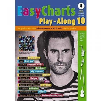 Easy Charts Play-Along: Die größten Hits spielerisch leicht gesetzt. C/Eb/Bb-Instrument.