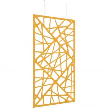 Acoustic Piano Chords Hangable Panel, Yellow, 2400mm H × 1200mm W