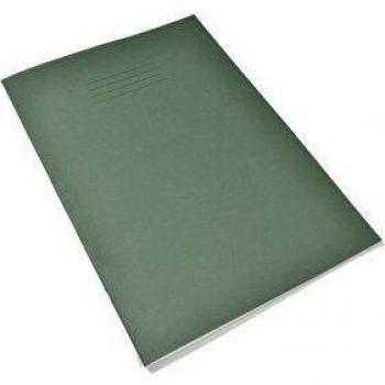 Rhino A4+ Exercise Book, Dark Green, Ruled, 80 Pages, Pack of 50