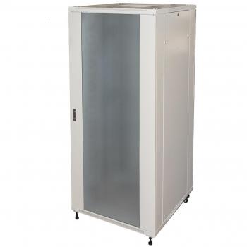 LINK ARMADIO RACK 19 42 UNITA', DIMENSIONI (A) 2055, (L) 800, (P) 800 MM. COLORE GRIGIO, PORTA VETRO