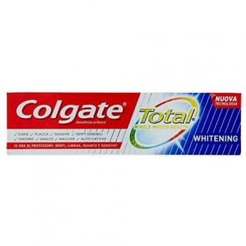 Colgate Total Whitening Dentifricio Sbiancante con Ingredienti Antibatterici, 75ml