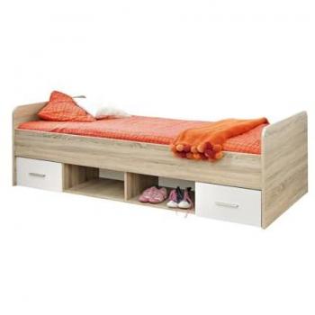 DormirDenver 90x200 Infantil – Cajones, Rojo y Blanco