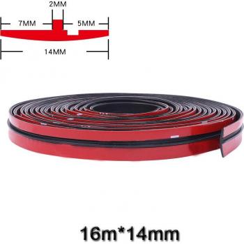 Triangular Window Seal Strips for Car Sunroof 14mm/19mm