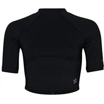 Camiseta Superdry Run 3/4 Crop Ajustada