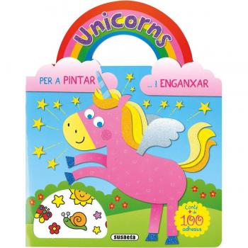 Unicorns per a pintar i enganxar 1