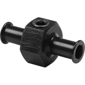 Medidor de presión de combustible con manguera de 3/8 y adaptador en T, color rojo