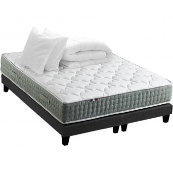 Ensemble matelas et sommier HYGGE 2x80x200 cm