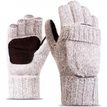 Wearable Leather Outdoor Gloves