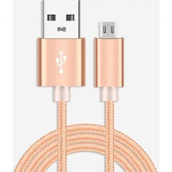 High-Quality Nylon Braided USB Car Charger Cable 1.5m