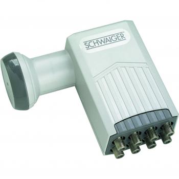 Schwaiger Sun Protect Digitales Octo LNB (Octo LNB, 40mm), LNB, Grau
