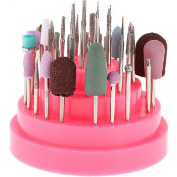 Brocas uñas mixtas con cepillo, aleación tungsteno, vástago 3/32, kit de 45 unidades