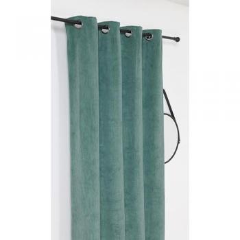 Rideau d'Isolation Thermique et Acoustique Alberta Bleu-vert 140x260cm