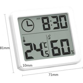 Termómetro con higrómetro automático y pantalla LCD de 3,2 pulgadas