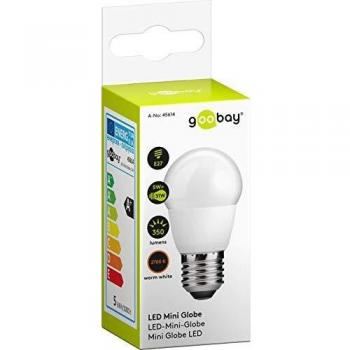 Goobay E27 LED Mini Glorbombe – A+ Energieeffizienz