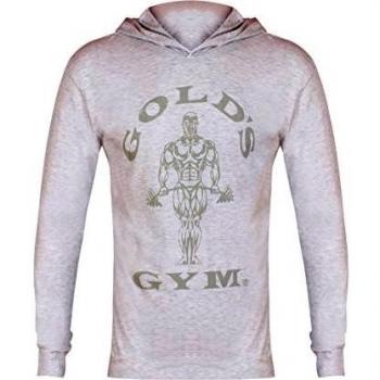 Golds Gym Heritage White Long Sleeve Jacket – XL
