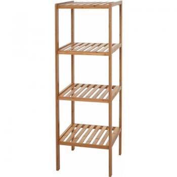 Scaffale Bambu HHG 550 Arredo Bagno Mobile
