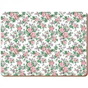 Corcho Ditsy: Mantel Individual en Madera Rosa