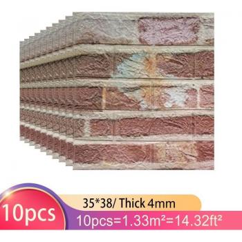 Pegatinas Impermeables para Pared, 10 Unidades, 38x35 cm