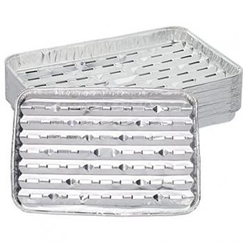 Aluminium‑Grillschalen‑Pack 25‑Stk – 34 × 22 cm, 260 °C max