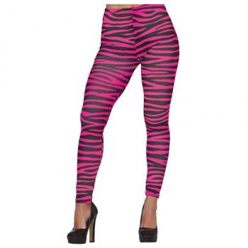 Leggins mujer estampado Cebra fucsia