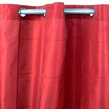 Rideau WILLIAM en Taffetas 150 x 250 cm Rouge