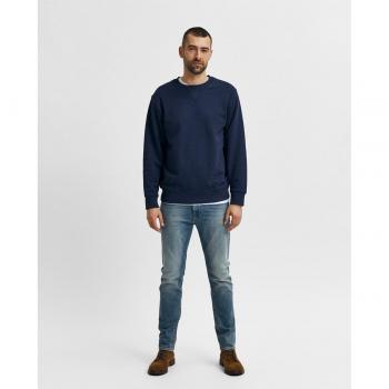 SELECTED Herren Slim Fit Jeans SLHSLIM-LEON Blau 34/L32