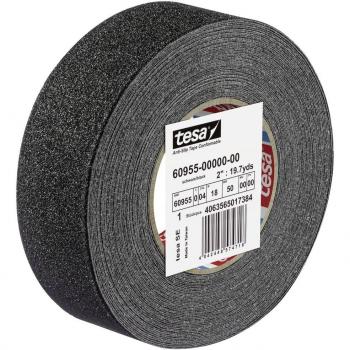 Nastro antiscivolo tesa® ANTI-RUTSCH 60955-00000-02 Nero giallo (18 m x 50 mm) 1 pz