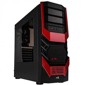Midi-Tower Cyclops Advance V2 – Rot, Fensteroptik