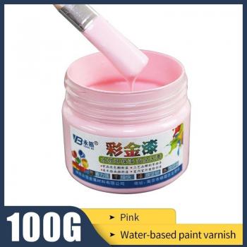 Water-Based Pink Varnish for Doors and Walls