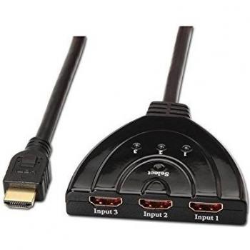 NanoPigtail HDMI 3x1 – 50 cm câble de commutation