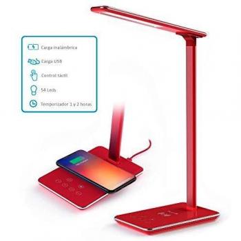 Flux's-Lámpara de escritorio Flux's USB Rojo Metal ABS 7 W 12 x 15 x 31,5 cm