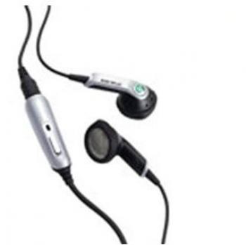 Sony HPM-64 Auricular Estéreo de Mano Libre en Negro y Plata