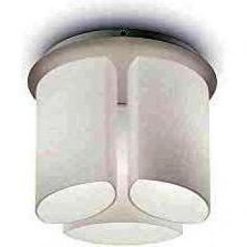 Almond 3-Light Flush Ceiling Light E27
