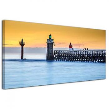 Tableau Moderne Paysage Capbreton 60x30 cm