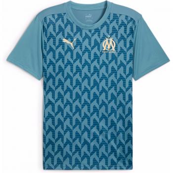 Maillot De Football Puma Om Prem Ss Jsy Vert D'eau