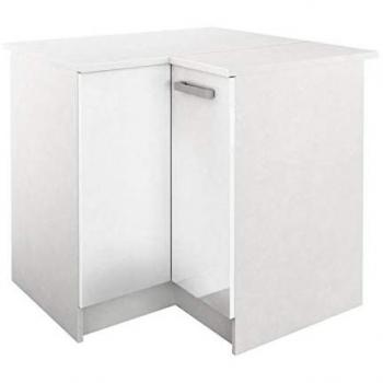 Étagère Angle Cuisine Éclat Blanc 88x88 cm
