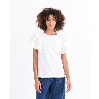T-shirt femme à volants