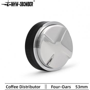Barista Master Distributor 51‑58 mm con Base Inoxidable UltraDelgada