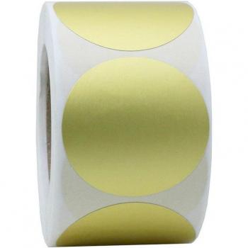 Golden Round DIY Craft Stickers